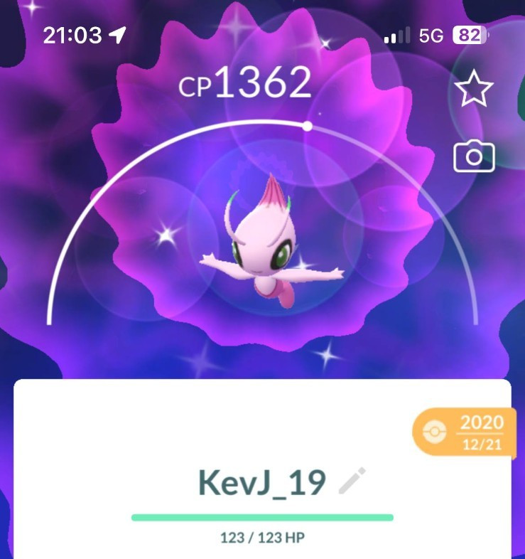 Pokemon LEGIT Shiny Celebi – Pokemon Home – transfer Custom OT – Cheapest