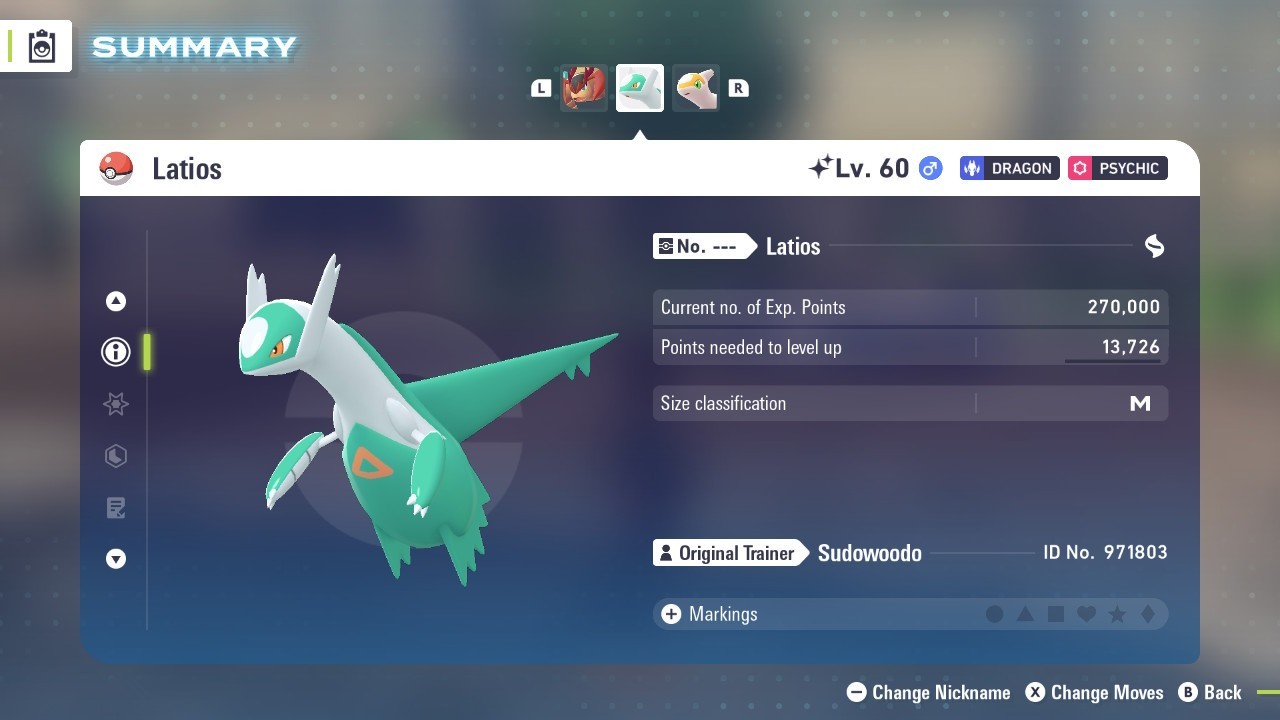 ALL LEGENDARY POKEMON MEGADIMENSION DLC POKEMON LEGENDS ZA Z-A✨CUSTOM/UNTOUCHED