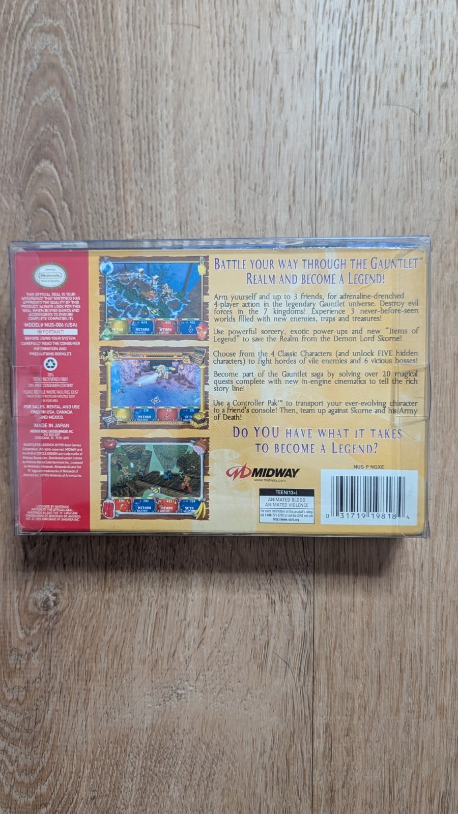 Gauntlet Legends-Nintendo 64-Box & Manual-CIB
