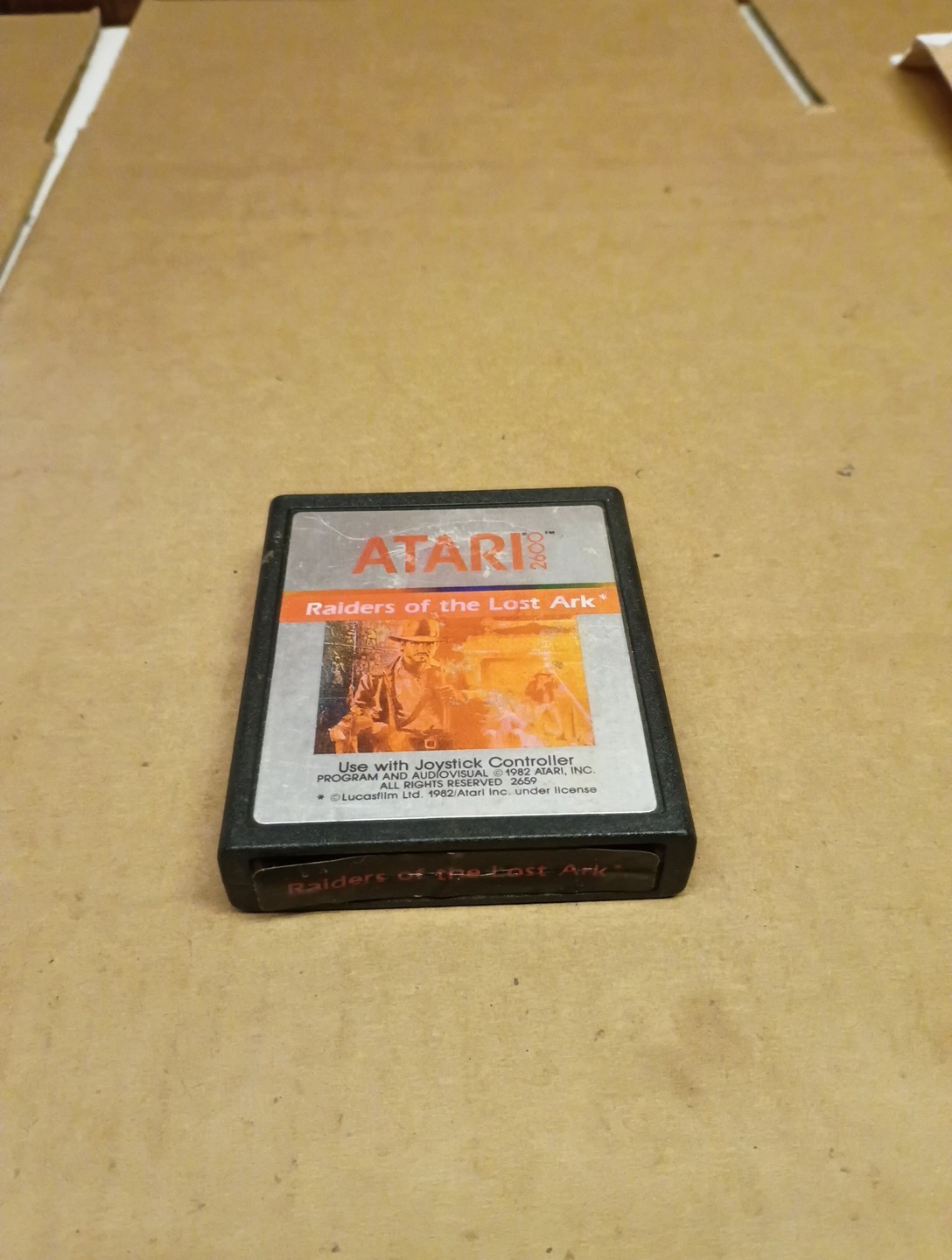Atari Raiders of The Lost Ark 1982 Indiana Jones Video Game 2600 Tested Works