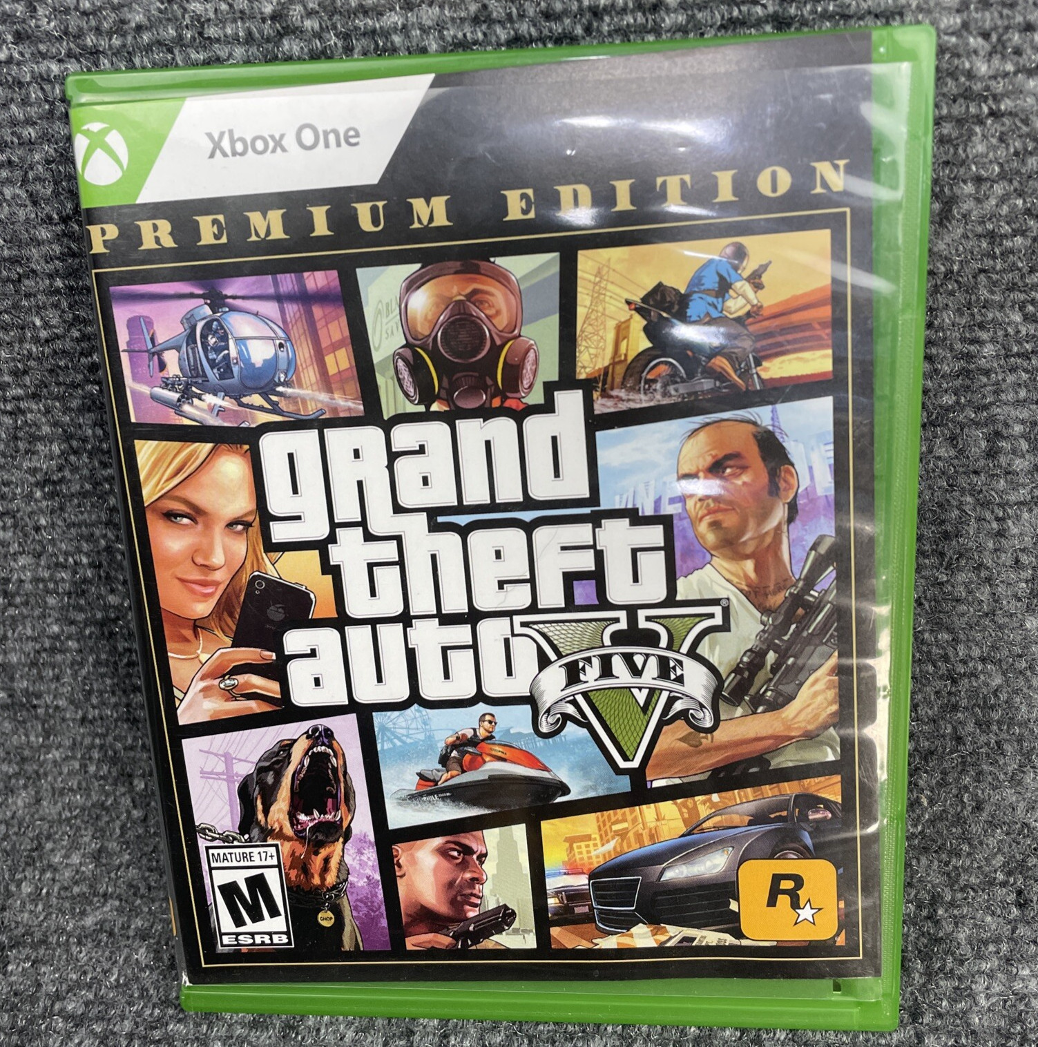 Grand Theft Auto V Premium Edition Xbox One Case Disc Insert No Map 2023