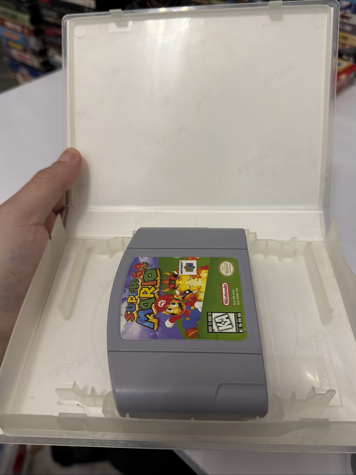 Super Mario 64 ( Nintendo 64 N64 ) Near Mint- Authentic – Cleaned-Tested W/ Case