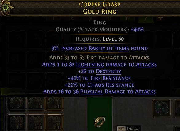 Gold Ring Path of Exile 2 Return of the Ancients League POE 2