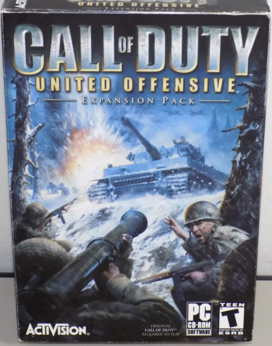 CALL OF DUTY UNITED OFFENSIVE EXPANSION PACK PC GAME BOX COMPLETE „NICE“