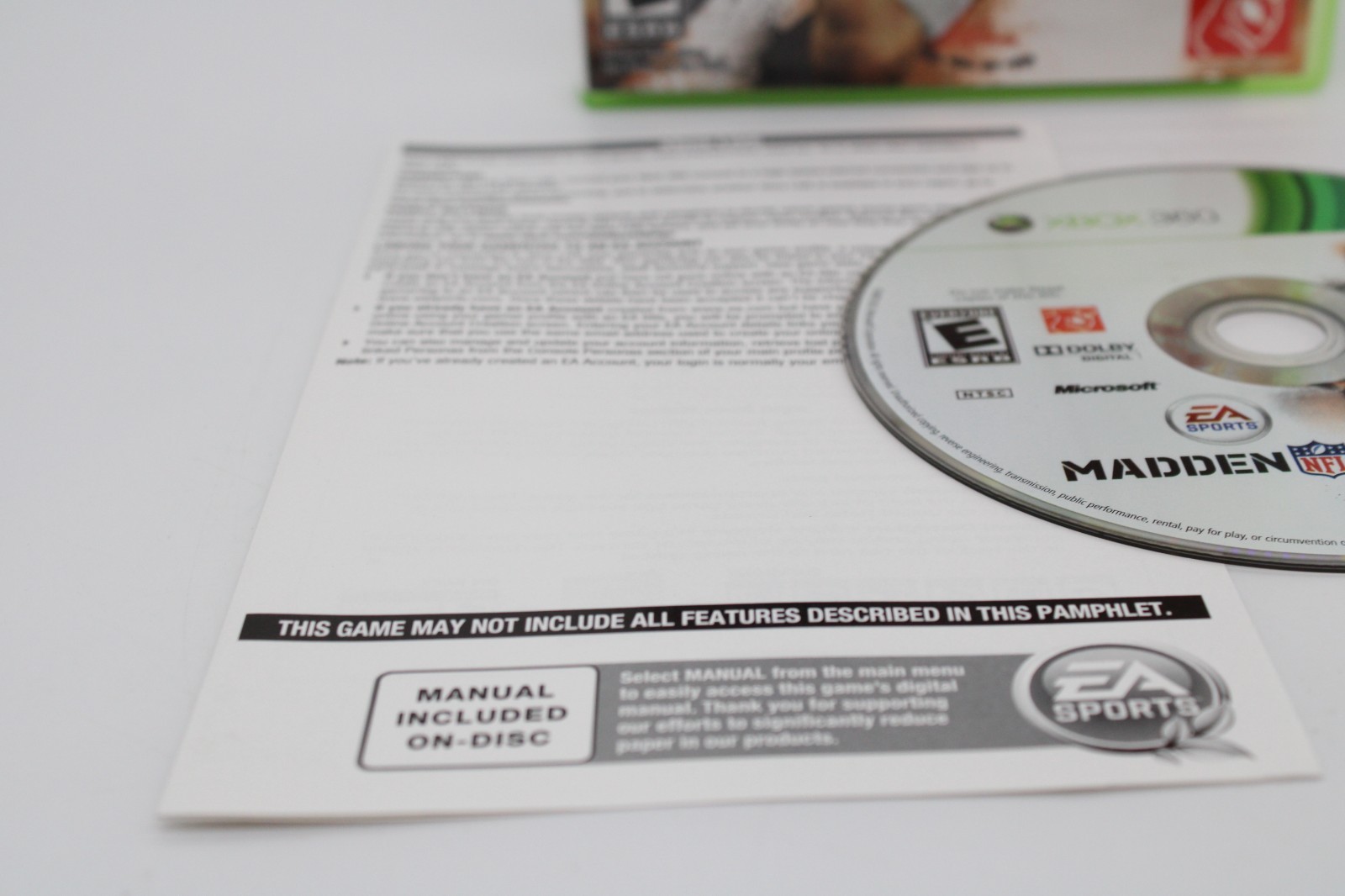 Refurbished Xbox 360 Madden NFL 12 2012 Complete CIB Excellent Mint Pristine