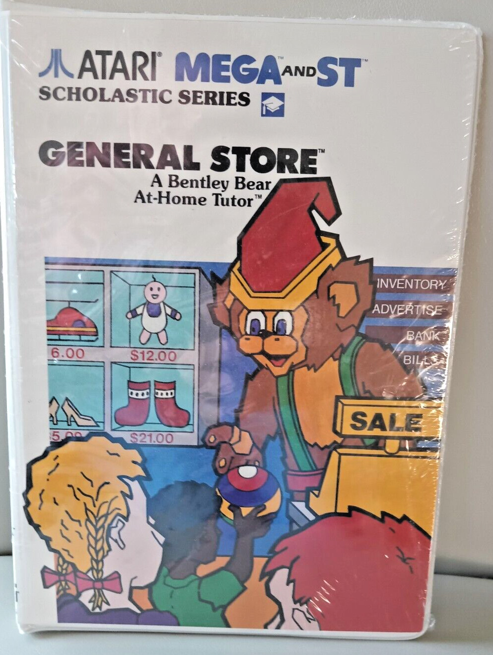 General Store- A Bentley Bear At-Home Tutor; Atari ST, Disk w/manual NOS