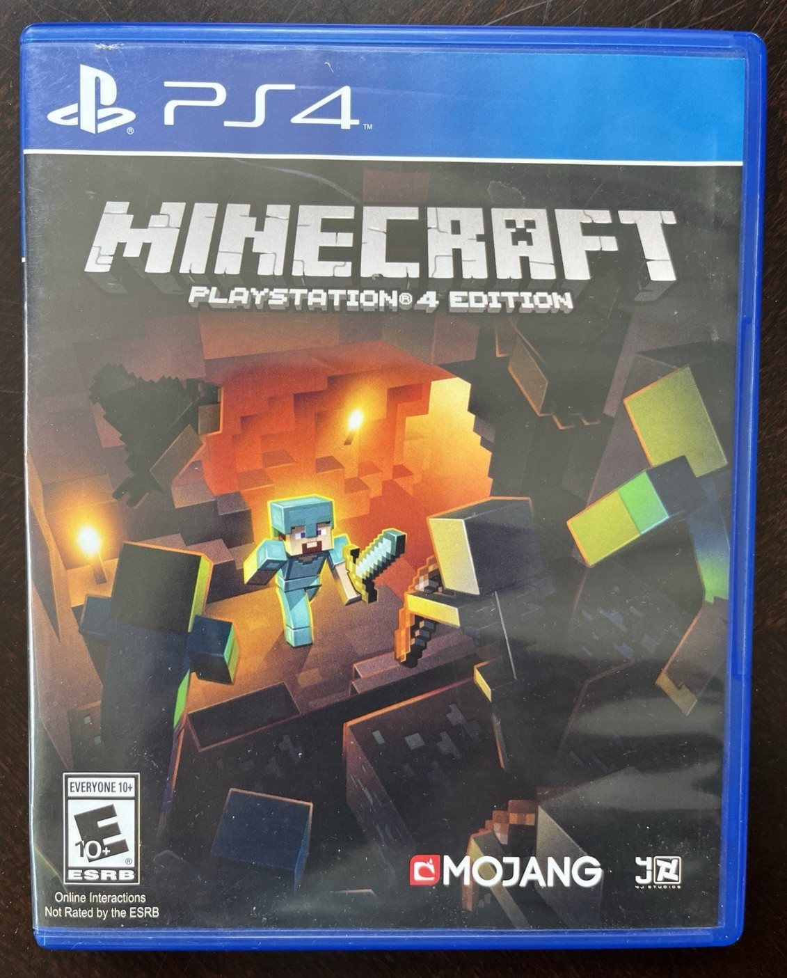 Minecraft Playstation 4 Edition Sony PS4 2014 Cleaned, Tested & Working!