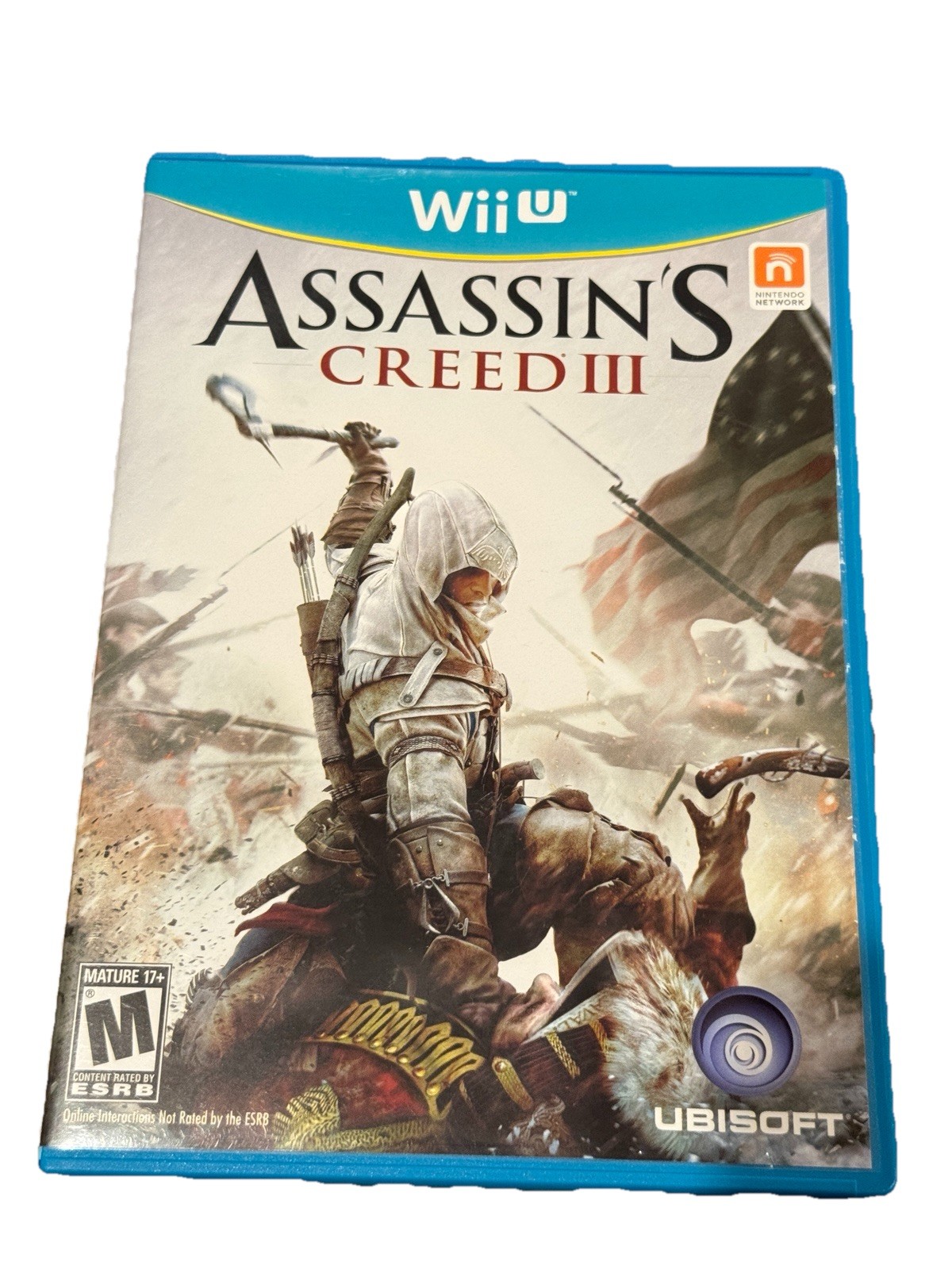 Assassin’s Creed III Nintendo Wii U 2012 Tested With Manual And Case
