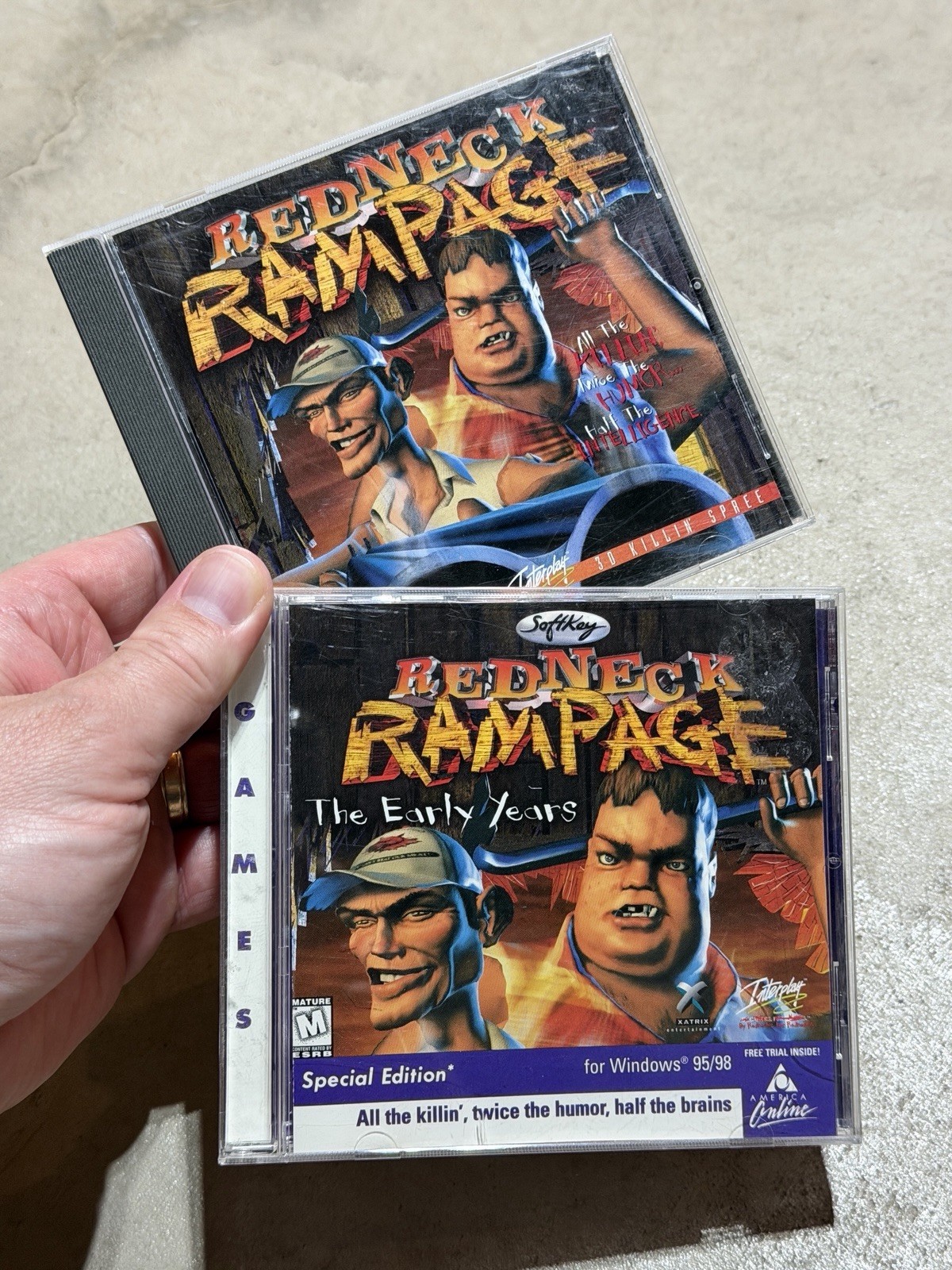 Redneck Rampage & Redneck Rampage The Early Years PC (2) Game Bundle CD-ROM