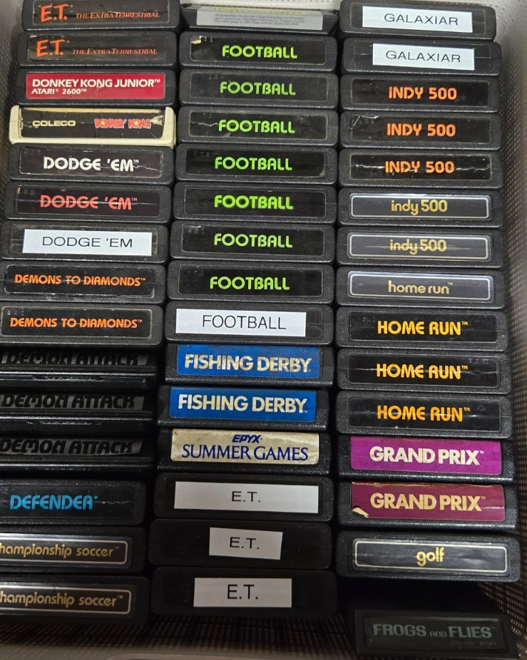 Atari 2600 Games, all games tested