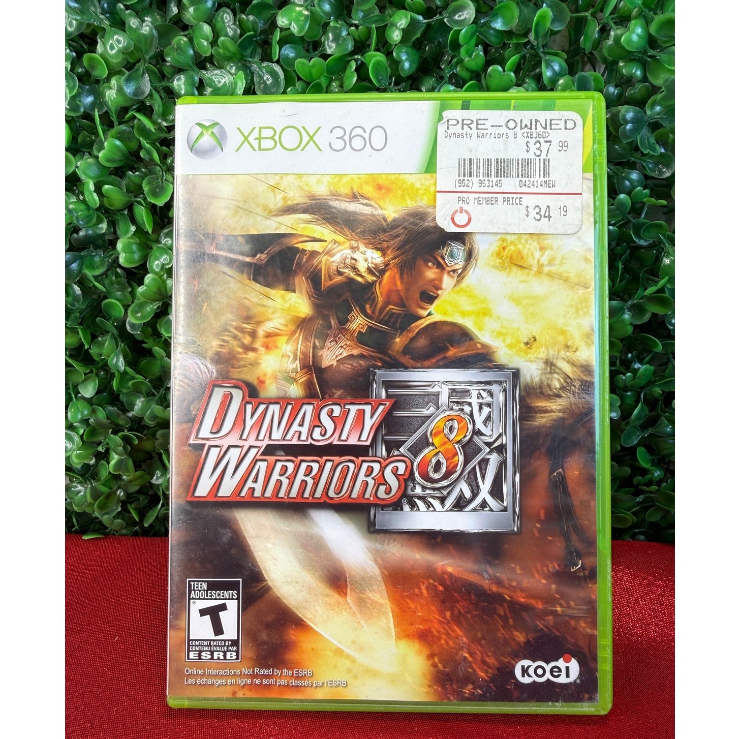 Dynasty Warriors 8 Xbox 360 Koei Tecmo Hack and Slash Romance Three Kingdoms