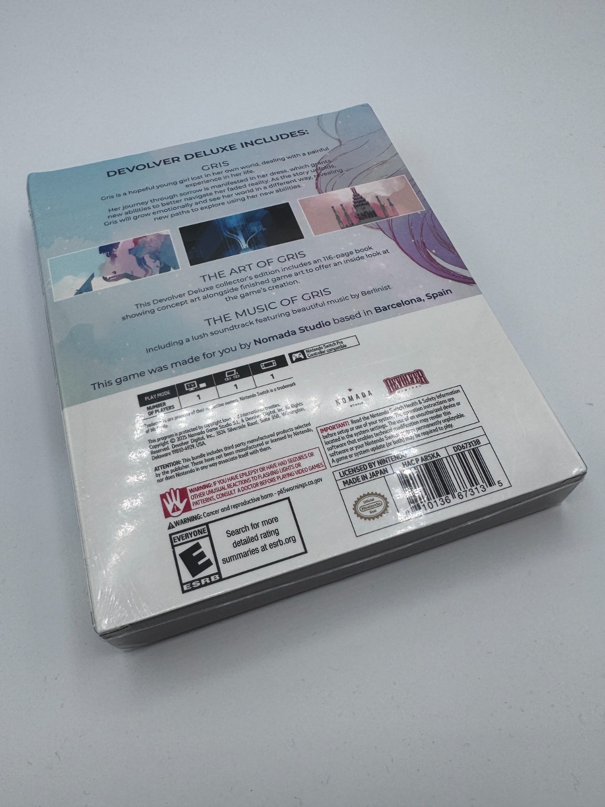 Nintendo Switch – GRIS – Deluxe Devolver Edition 2025 NEW SEALED SHIP FAST