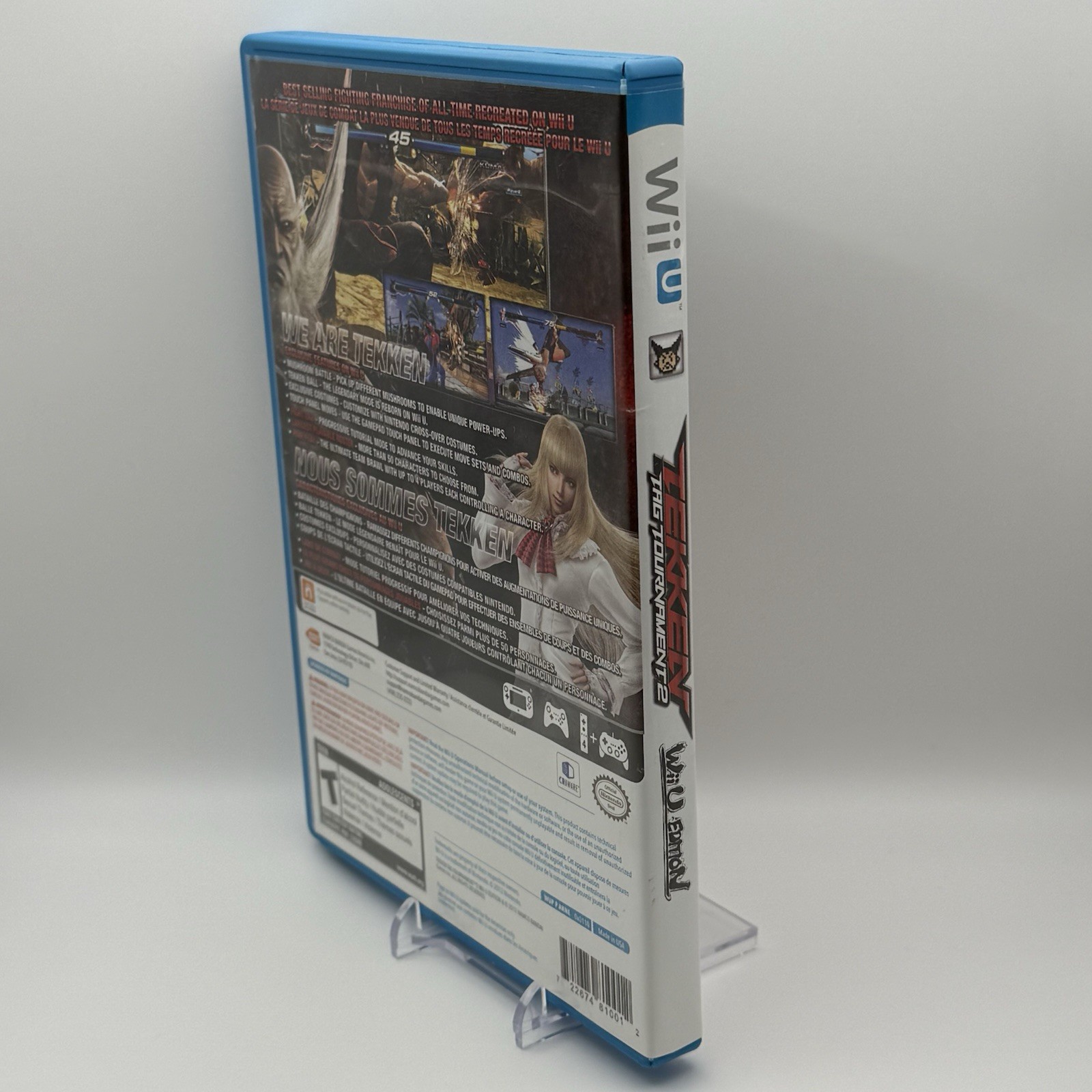Tekken Tag Tournament 2 Wii U Edition (Nintendo Wii U, 2012) Complete CIB