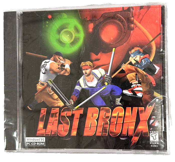New Last Bronx PC CD-ROM Game Factory SEALED Sega Microsoft Windows 95 Computer