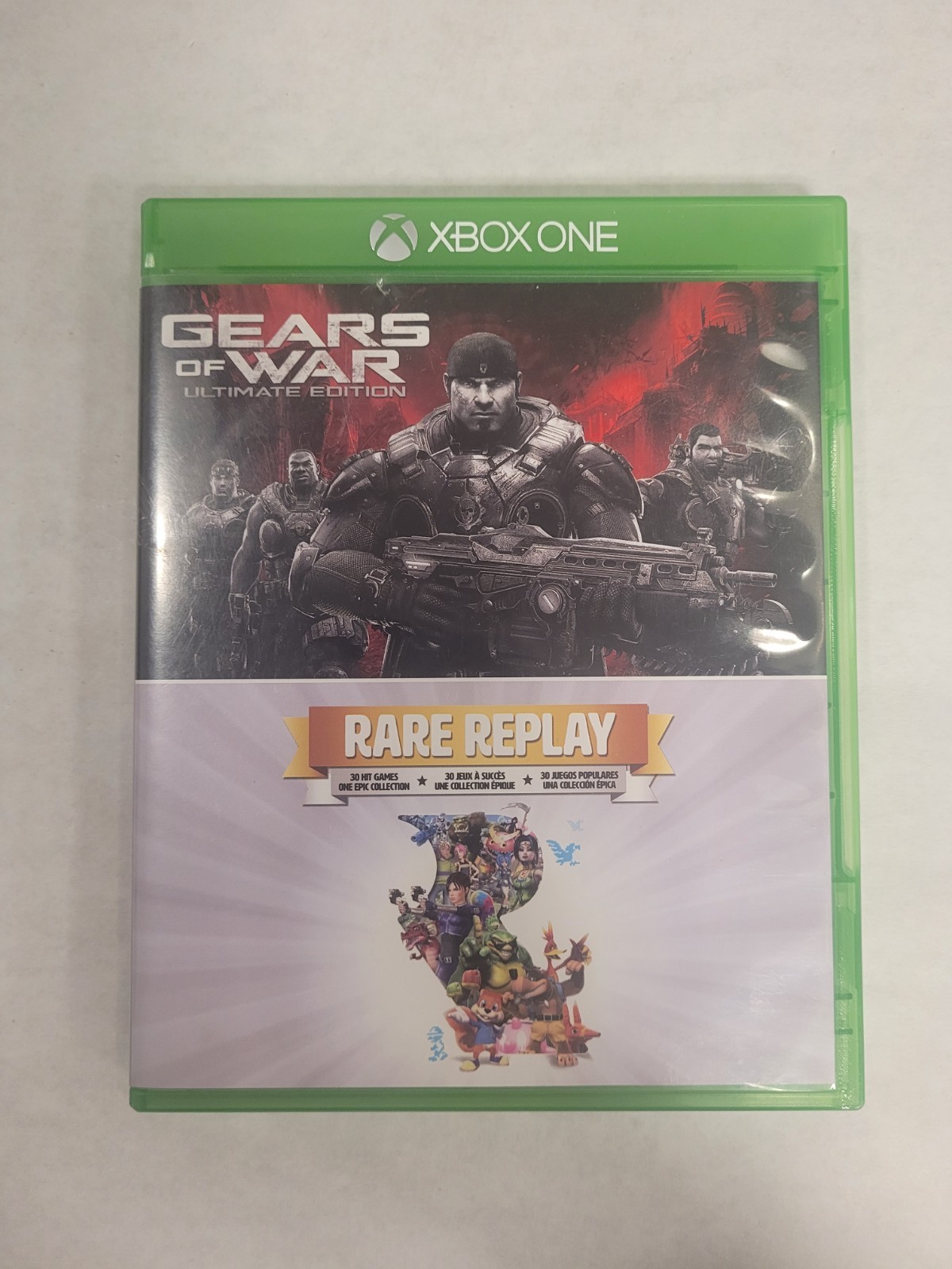 Gears of War: Ultimate Edition – Rare Replay Two Disc USED TESTED and WORKING