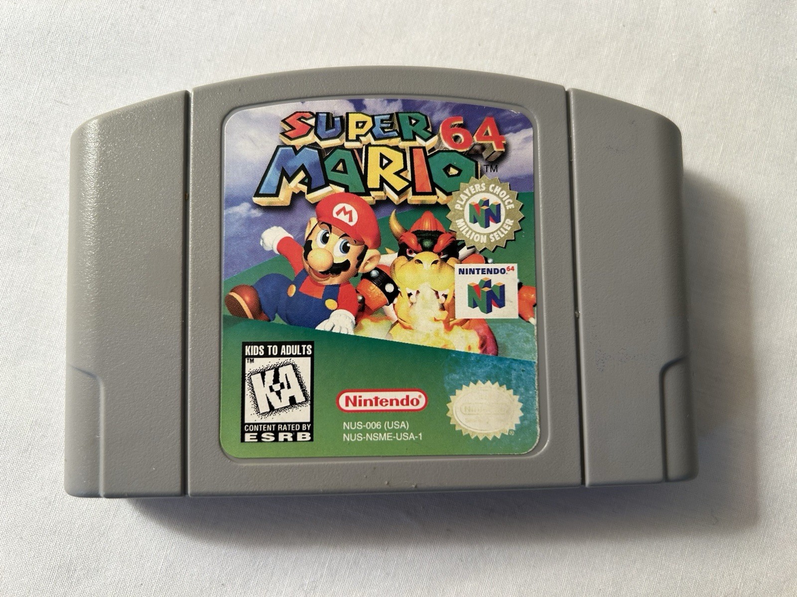 Super Mario 64 (Nintendo 64 N64, 1996) Cartridge Only Authentic