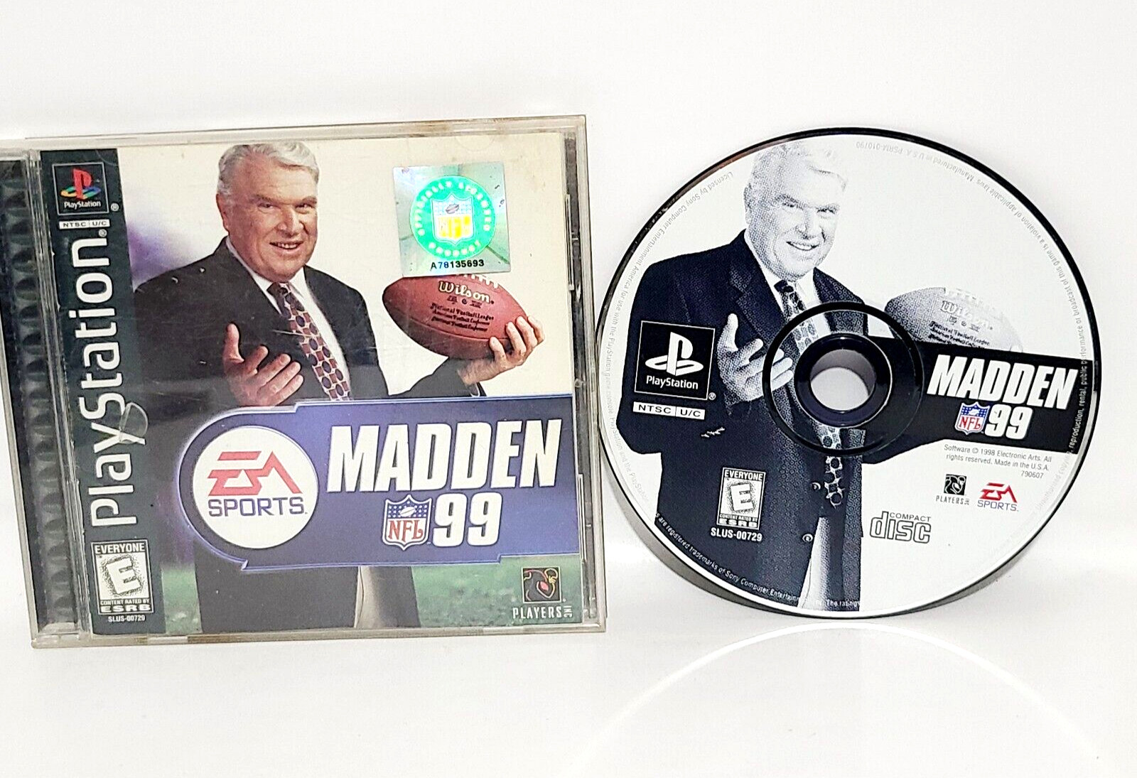 Madden NFL 99 Football (Sony PlayStation 1, 1998) tested good
