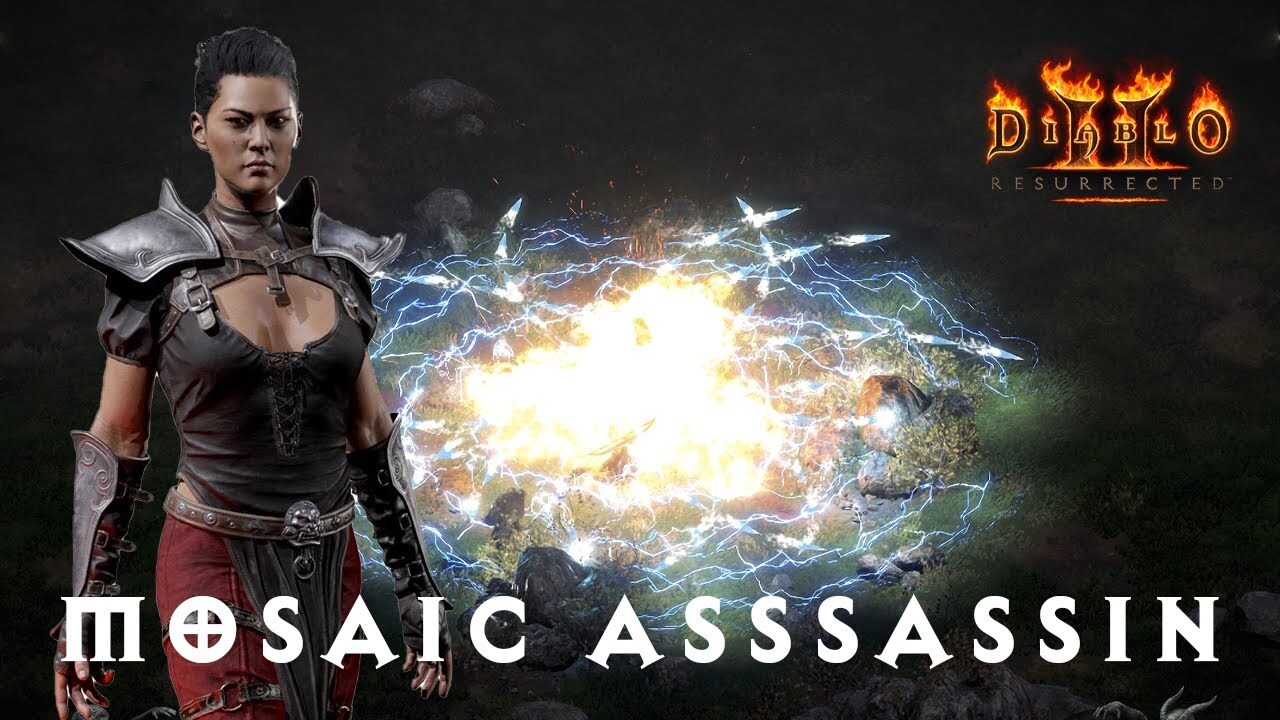 ✅ MOSAIC ASSASIN FULL SET ✅ PC PS4 PS5 XBOX SWITCH ✅ D2R DIABLO 2 RESURRECTED
