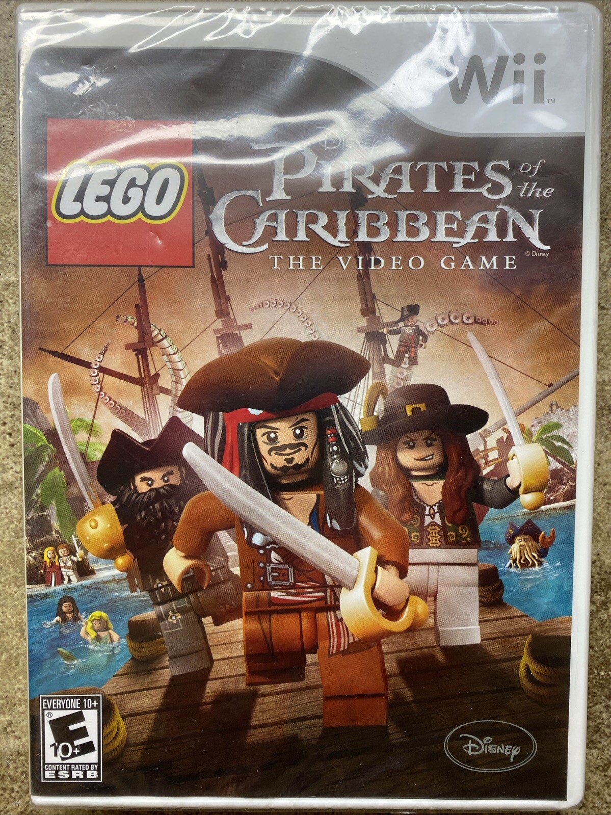 LOT OF 10 SEALED Nintendo Wii Games Lego Pirates Of Caribbean, Cars, Monster Jam