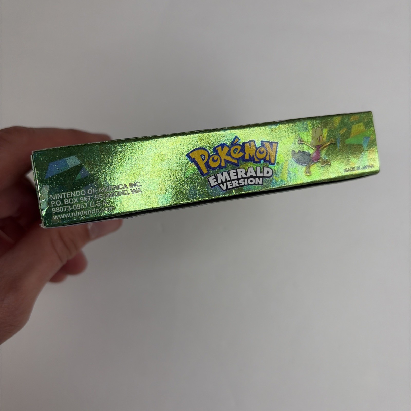 NICE Pokemon Emerald Game Boy Advance Authentic CIB Complete w Poster Manual Box