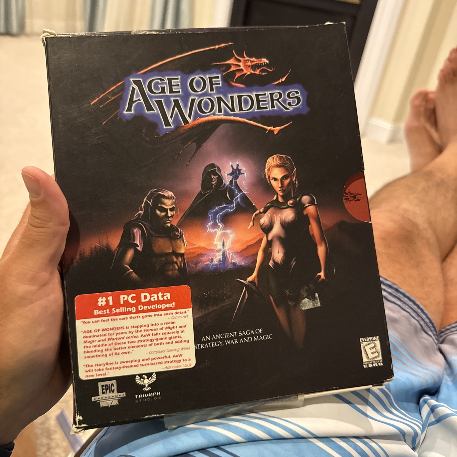 Age Of Wonders Big Box (PC, CD-ROM, 1999) Epic Games – Complete In Box