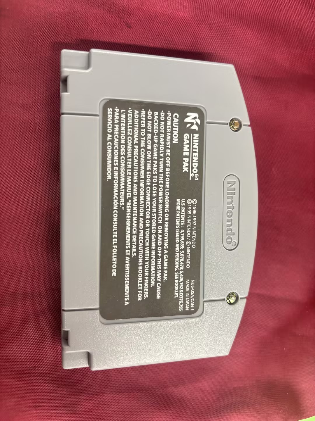 Mega Man 64 N64 Cartridge – Classic Nintendo 64 Retro Action Adventure Game