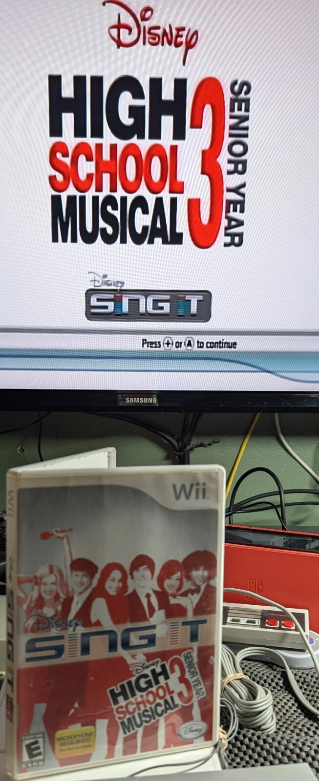 Disney Sing It High School Musical 3 Senior Year Nintendo Wii Cib Tested & Works