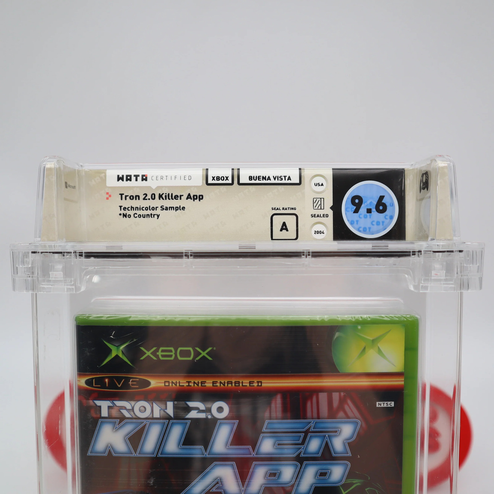 XBOX TRON 2.0 KILLER APP – WATA GRADED 9.6 A NEW & Sealed! TECHNICOLOR SAMPLE!