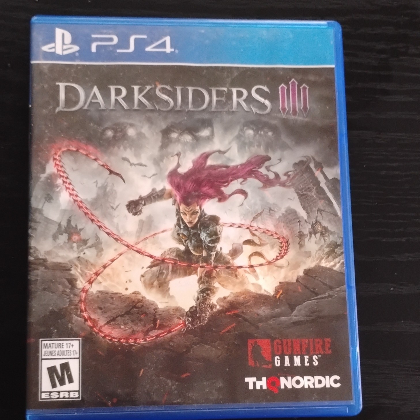 Darksiders III THQ Nordic, Manual, PS4, Action & Adventure, Hack and Slash, M