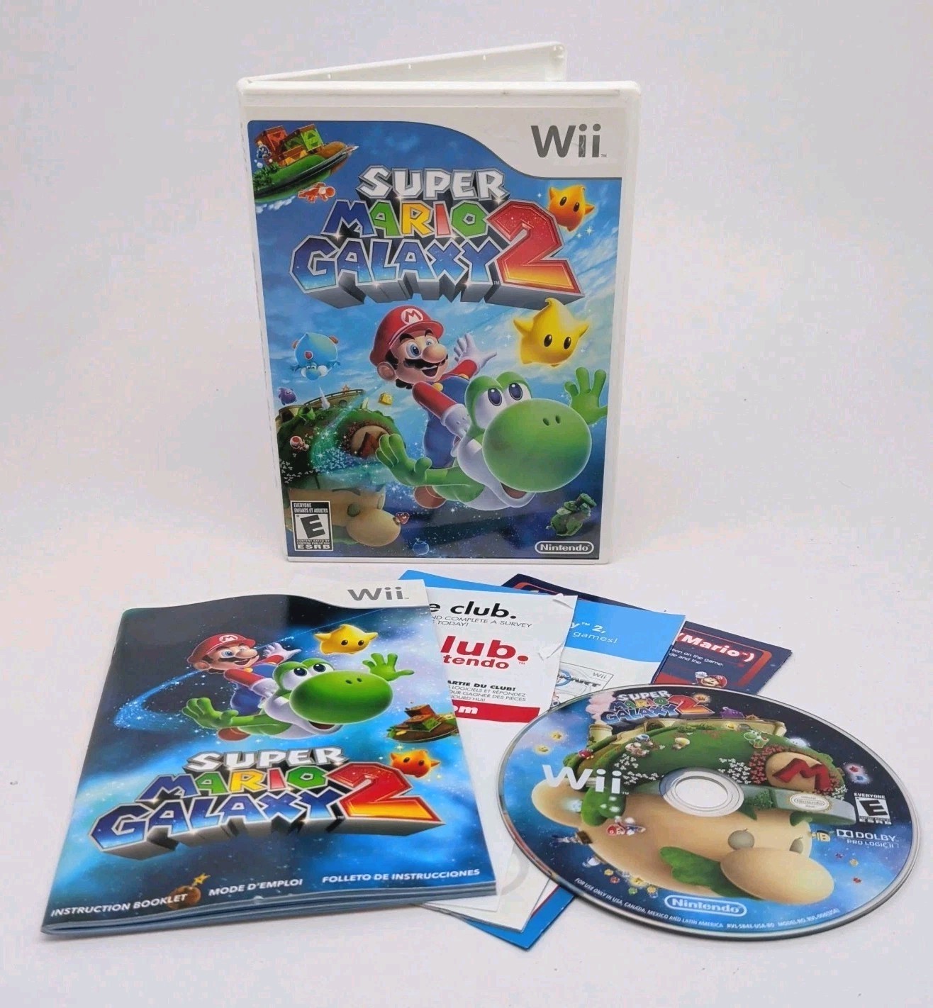 Super Mario Galaxy 2 – Nintendo Wii – Complete w/ Case & Manual – Works