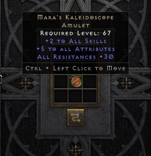 D2R LADDER S7 Softcore 💥 Mara’s Kaleidoscope Amulet 💥 Diablo 2 Resurrected PC