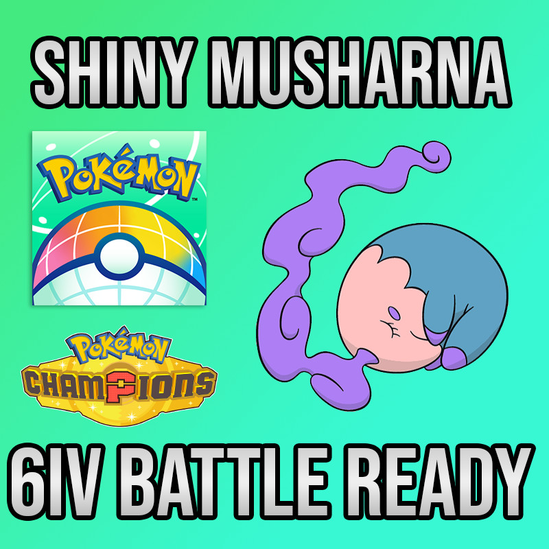 ✨6IV SHINY Musharna + EVS🚀 POKEMON HOME✨Champions✨Online delivery⚡