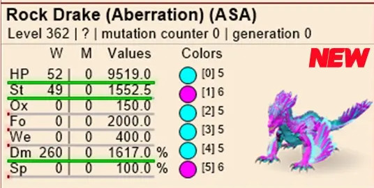 Ark Survival Ascended-ASA-PVE-Rock Drake-Dino-PC/PS5/XBOX-Official