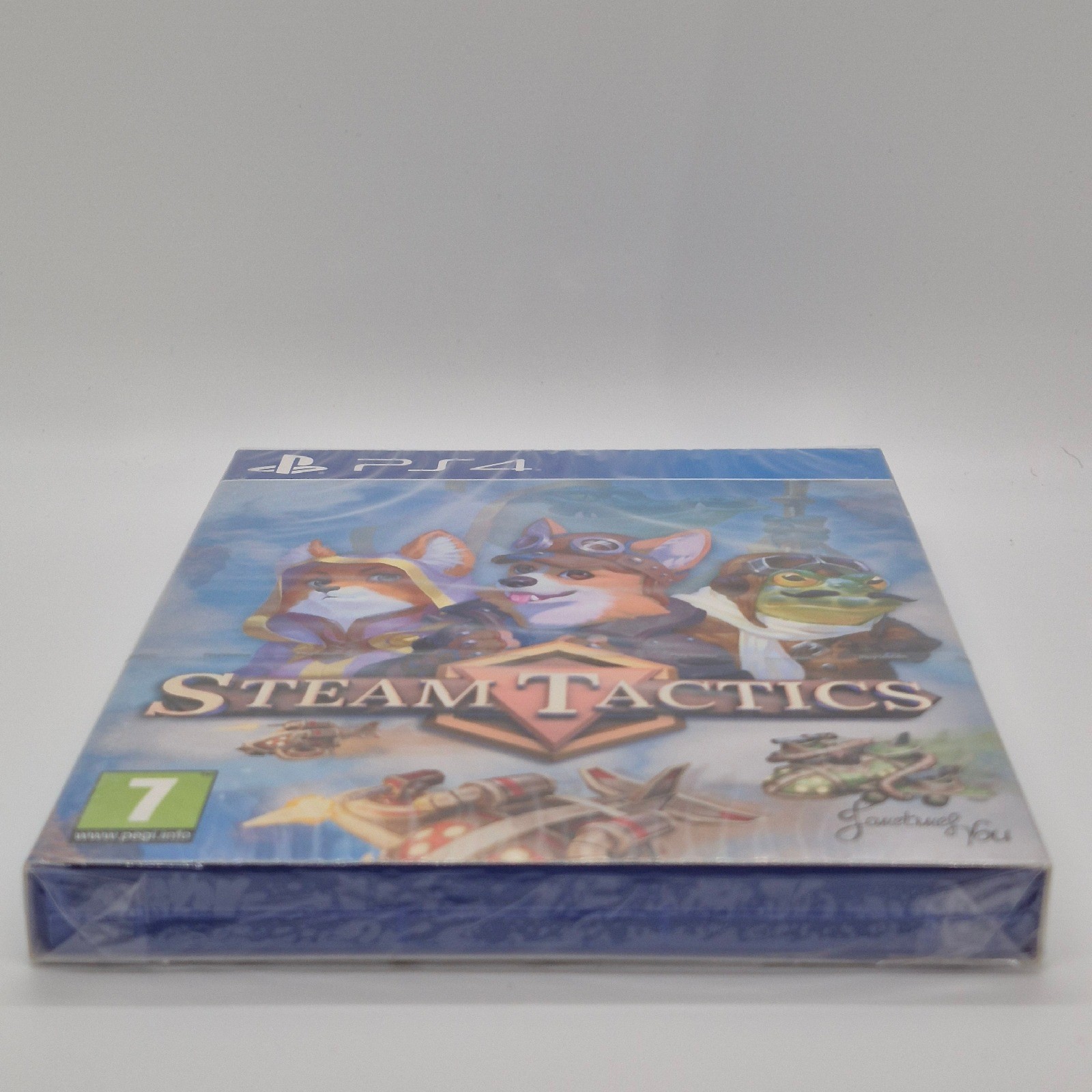 Steam Tactics PS4 w/ Slipcover Red Art Games Limited Print New Sealed