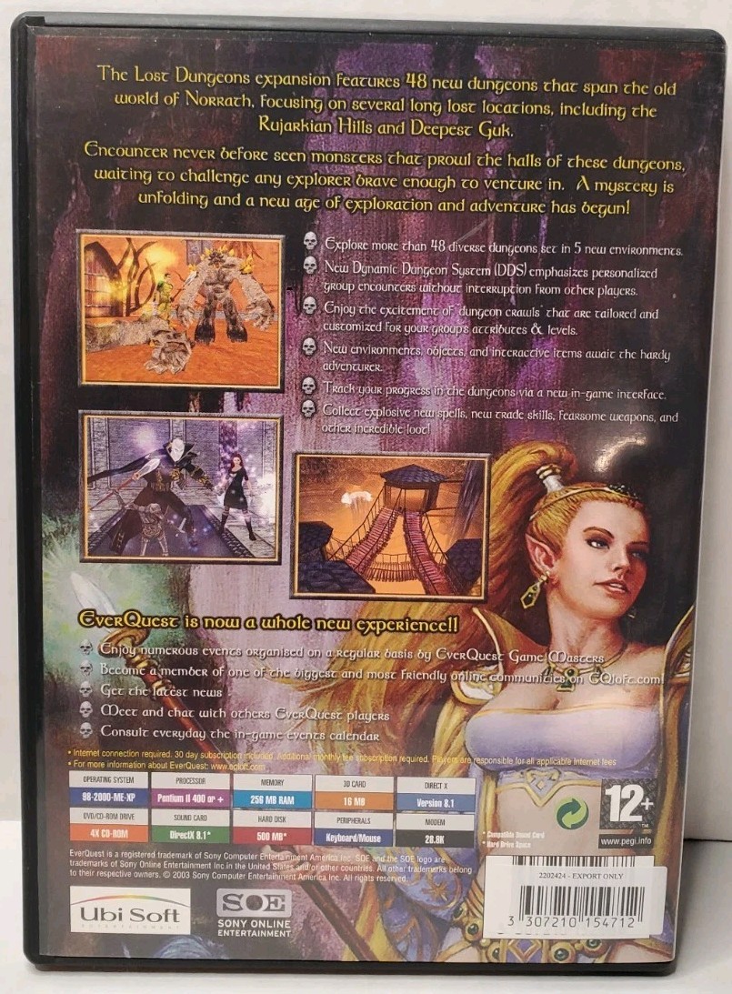 United Kingdom Exclusive – EverQuest Lost Dungeons of Norrath Expansion