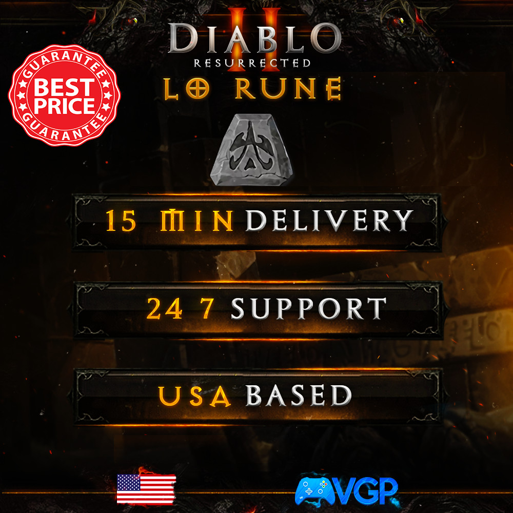 LO Rune – Diablo 2 Resurrected Runes 🔥 D2R Runes 🔥 Fast & Safe |🔥 PC ONLY 🔥