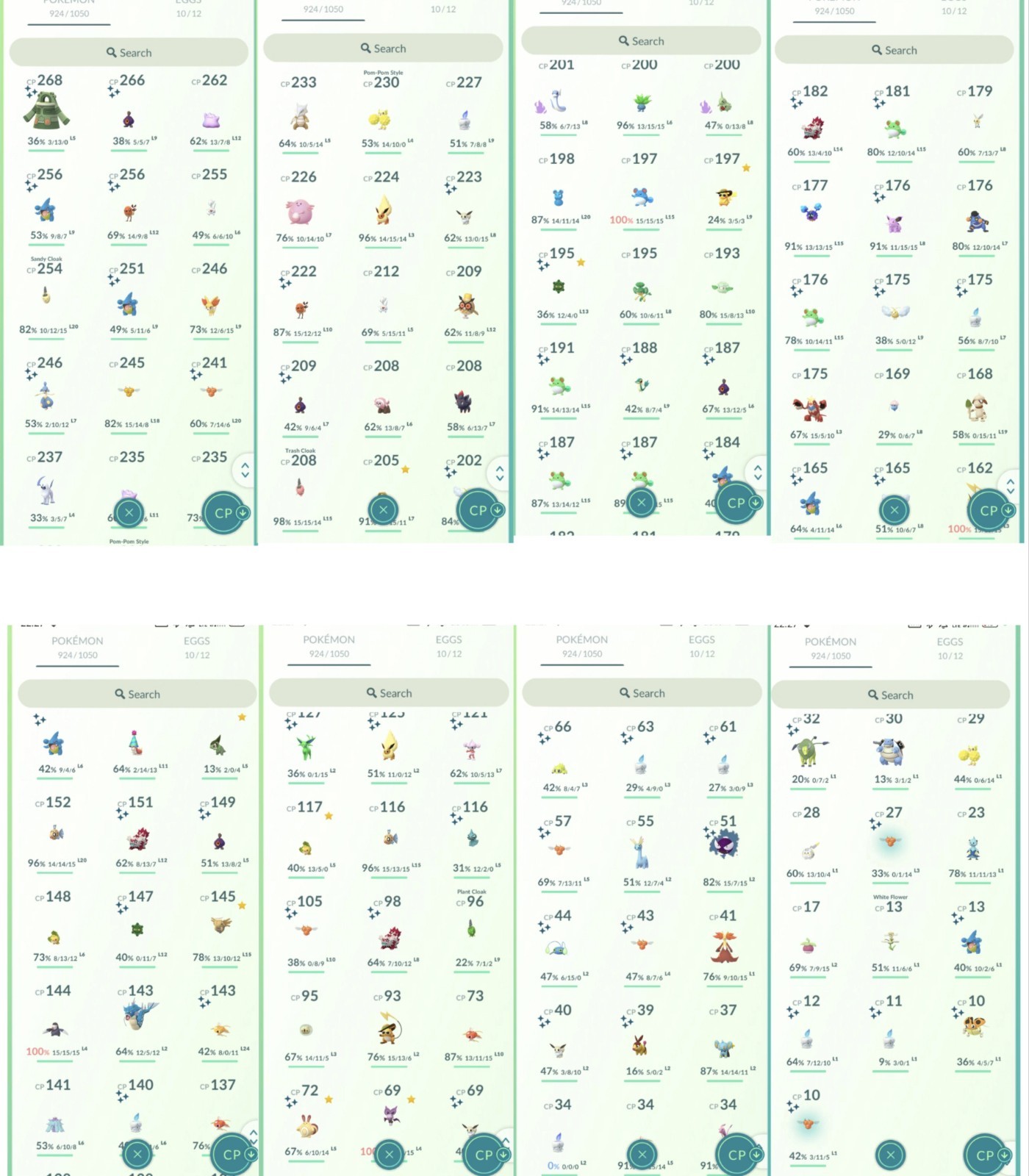 2016 Pokémon Gó Accoůnt Level 70 | 219 SHINY | 65 LEGENDARY | 10 MIL STARDUST