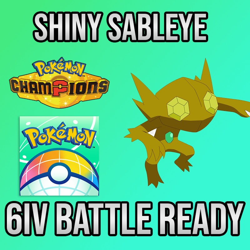 ✨6IV SHINY Sableye Battle Ready🚀 POKEMON HOME✨ Pokemon Champions✨