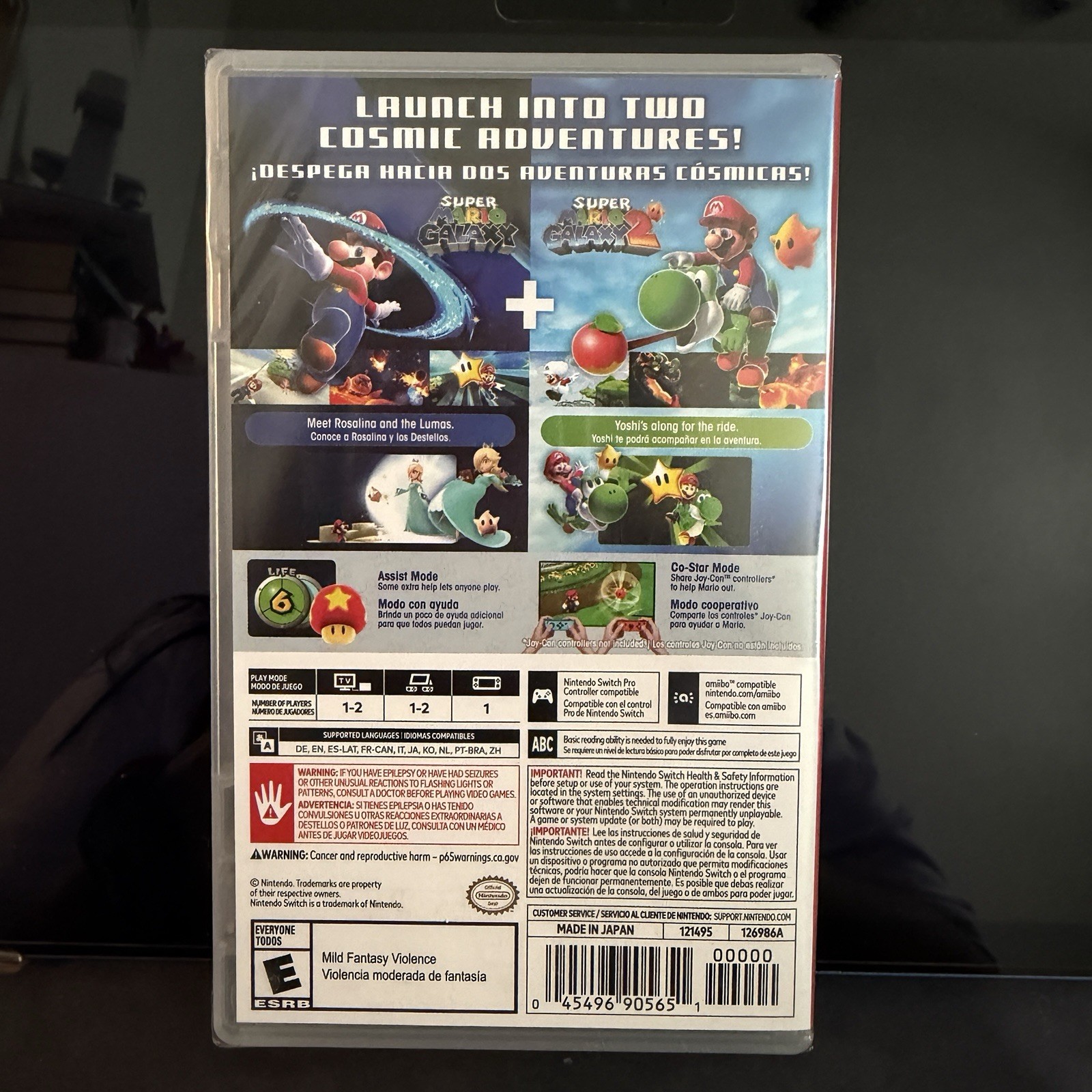Super Mario Galaxy + Super Mario Galaxy 2 – Nintendo Switch BRAND NEW SEALED