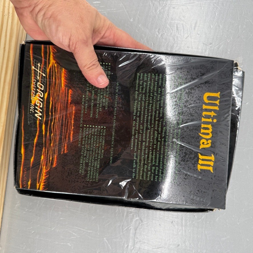 Ultima III Exodus Apple II Origin Systems Lord British 1983 Vintage Big Box RPG