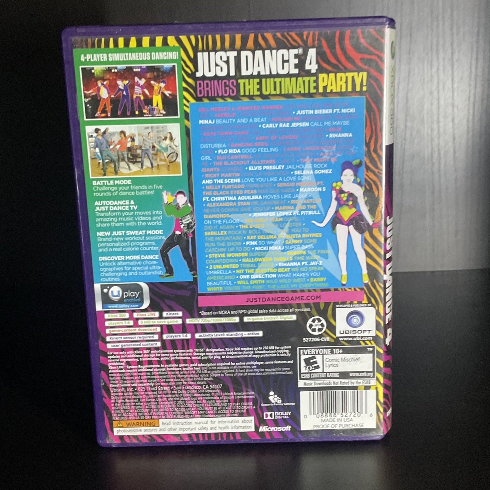 Just Dance 4 – Microsoft Xbox 360 Complete In Box