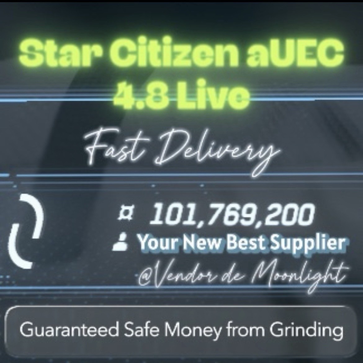 Star Citizen aUEC 👍1,000,000👍1M 👍4.8 LIVE
