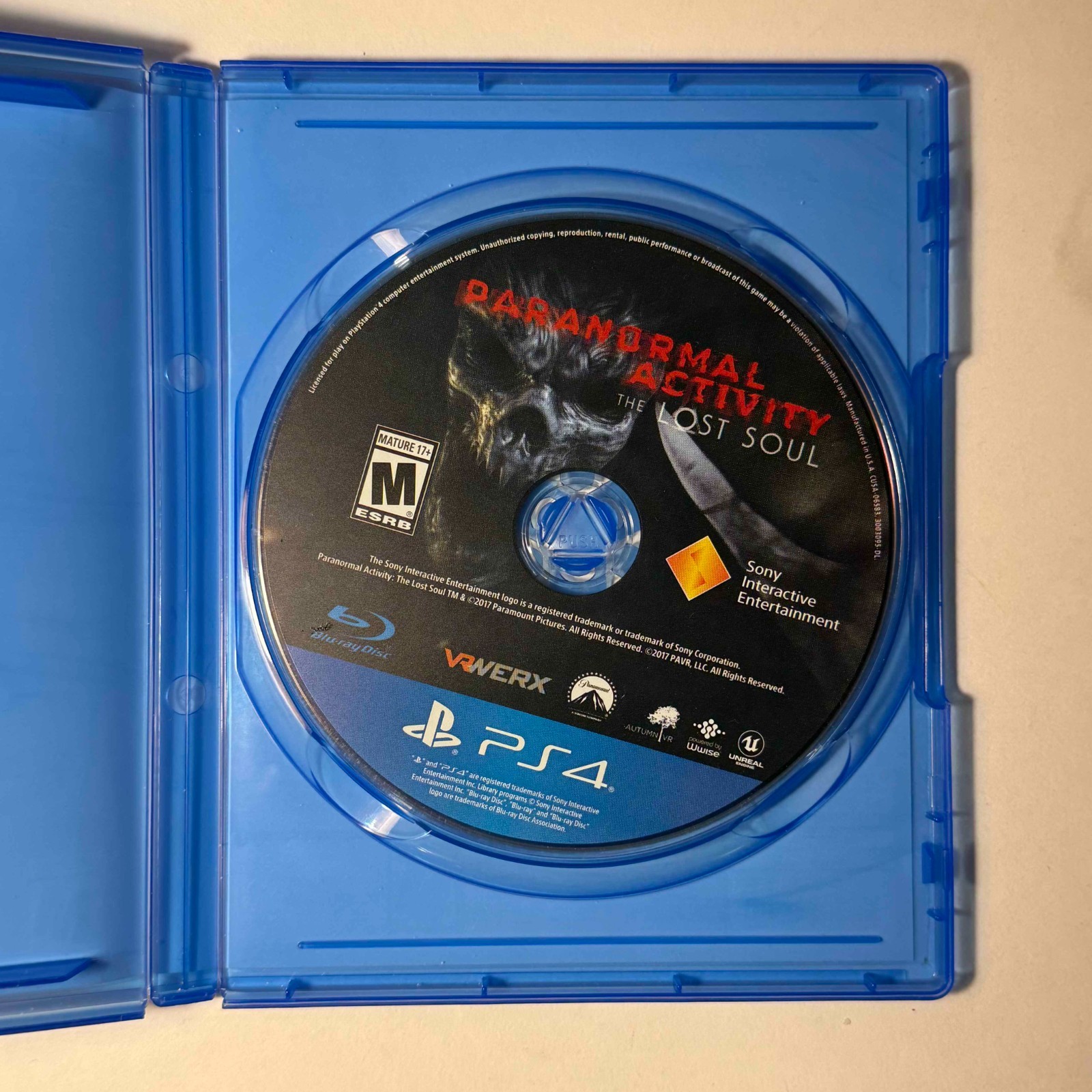 Paranormal Activity | PS4 | PSVR | Sony PlayStation VR | Lot #8 | PRISTINE