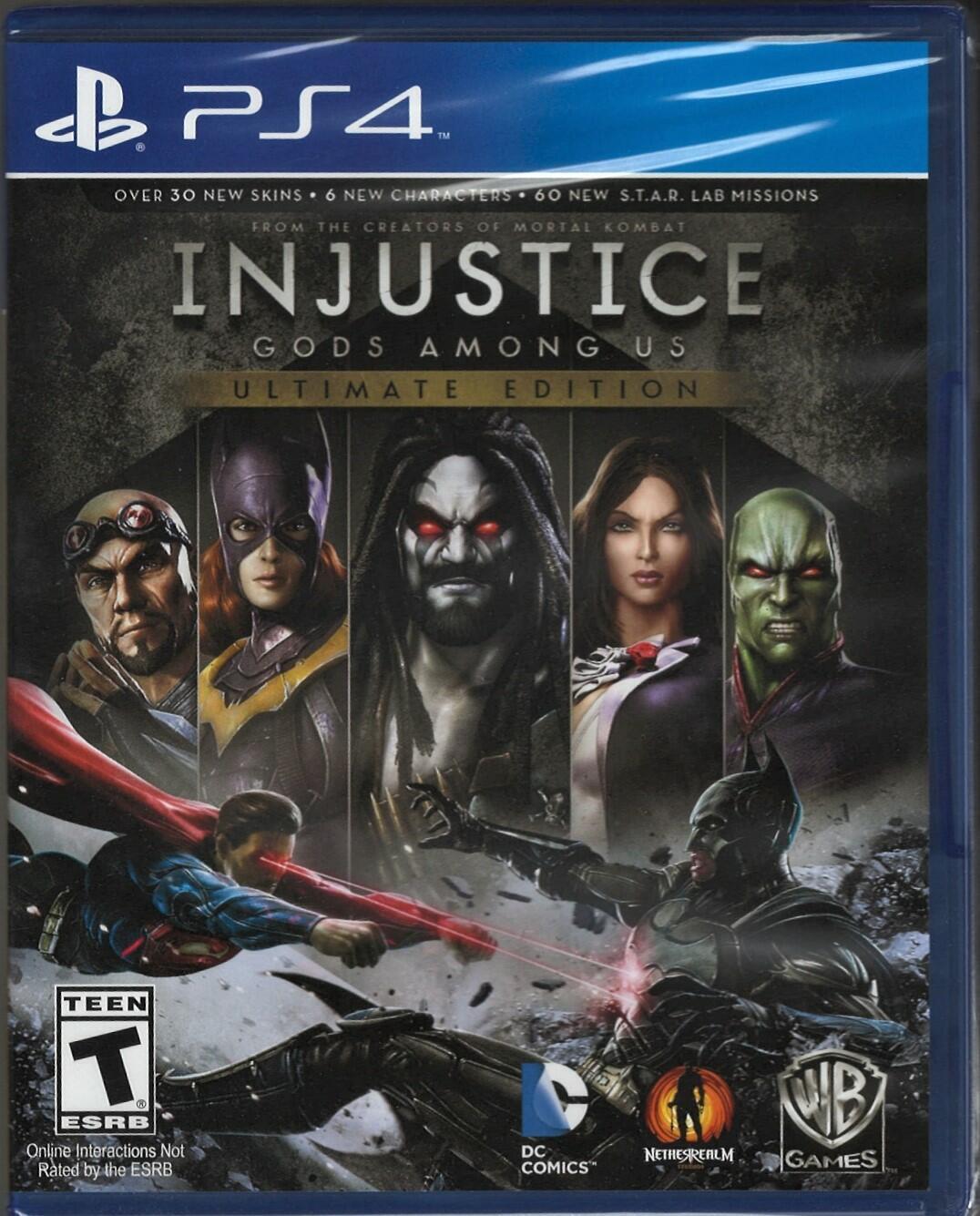 Injustice: Gods Among Us Ultimate Edition PS4 (Brand New Factory Sealed US Versi