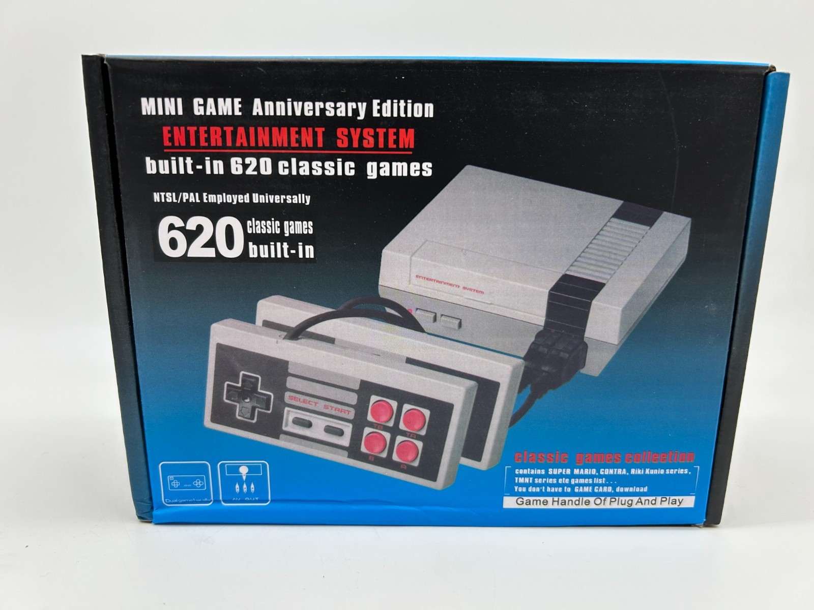Entertainment System, Mini Game Anniversary Edition, 620 classic games built in.