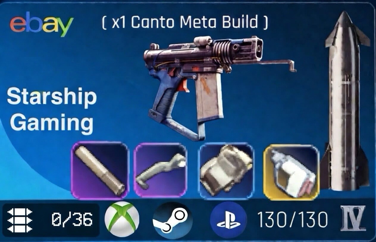 🔥Arc Raiders New CANTO IV (1x) MAX Attachment fully repaired KINETIC CONVERTOR