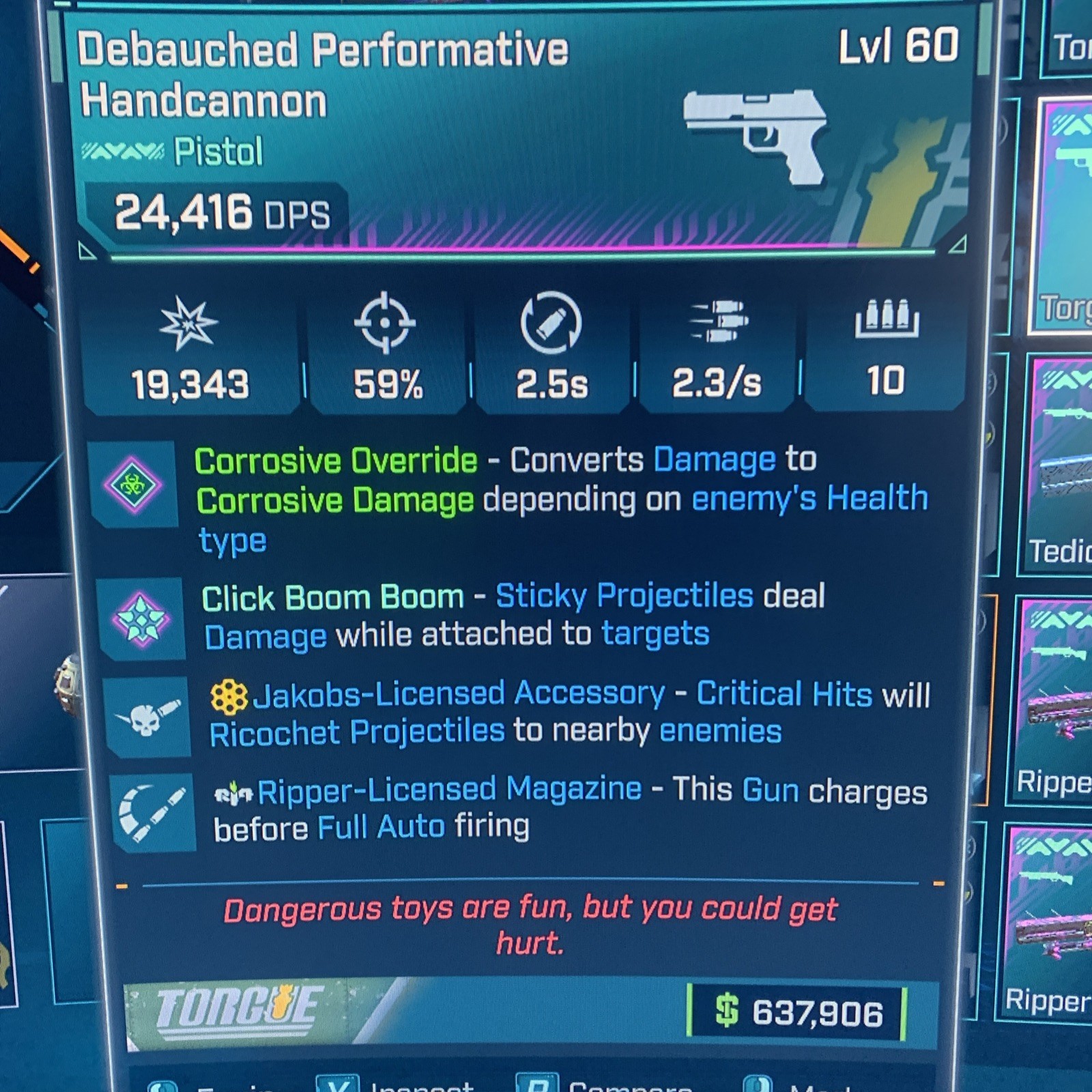 Borderlands 4⭐️LVL 60 GOD ROLL PEARL HANDCANNON ALL ELEMENT BUNDLE⭐️All PLATFORM