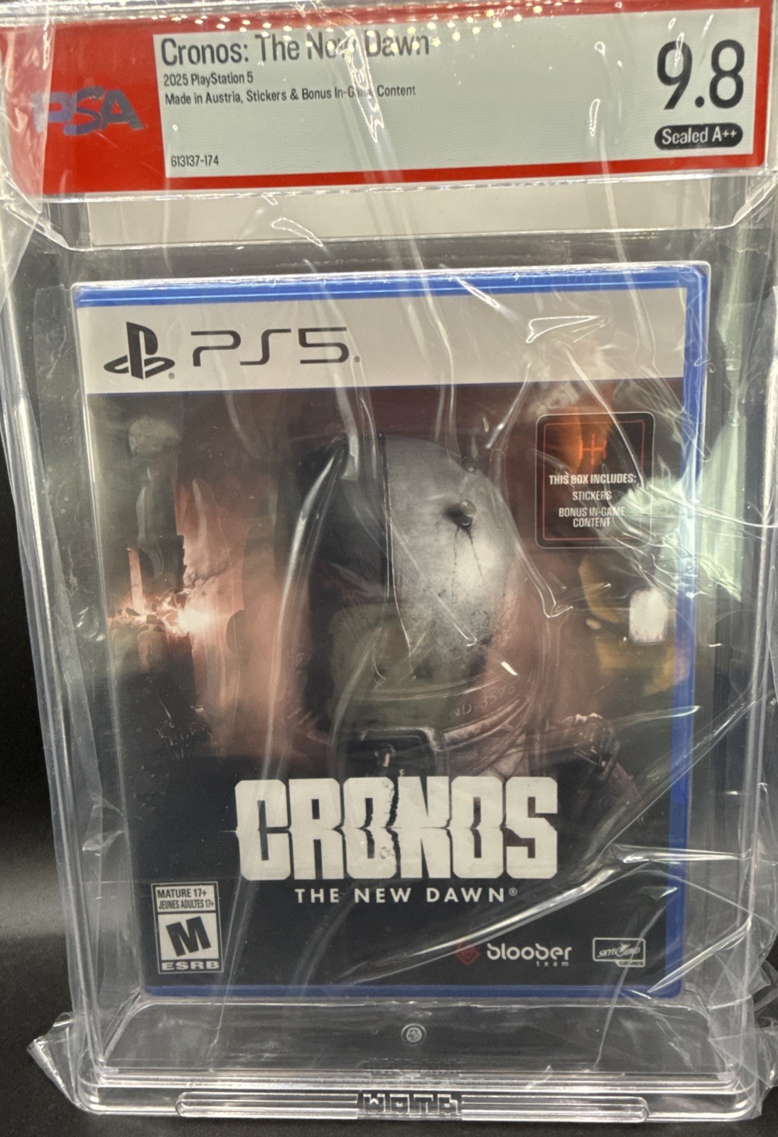 Cronos The New Dawn PS5 Brand New Factory Sealed PlayStation 5 PSA 9.8 Graded
