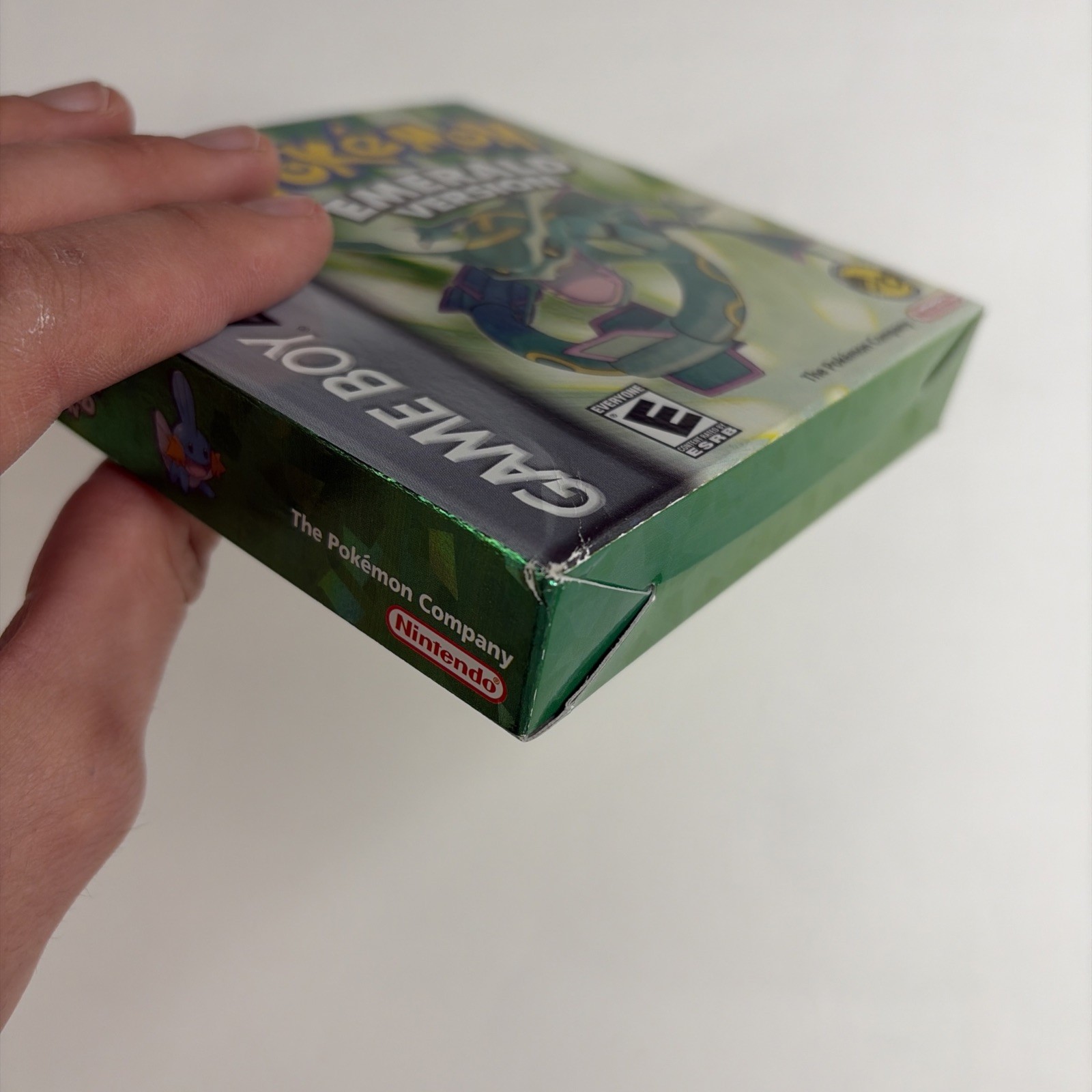 CLEAN Pokemon Emerald Game Boy Advance Authentic CIB Complete Poster Manual Box