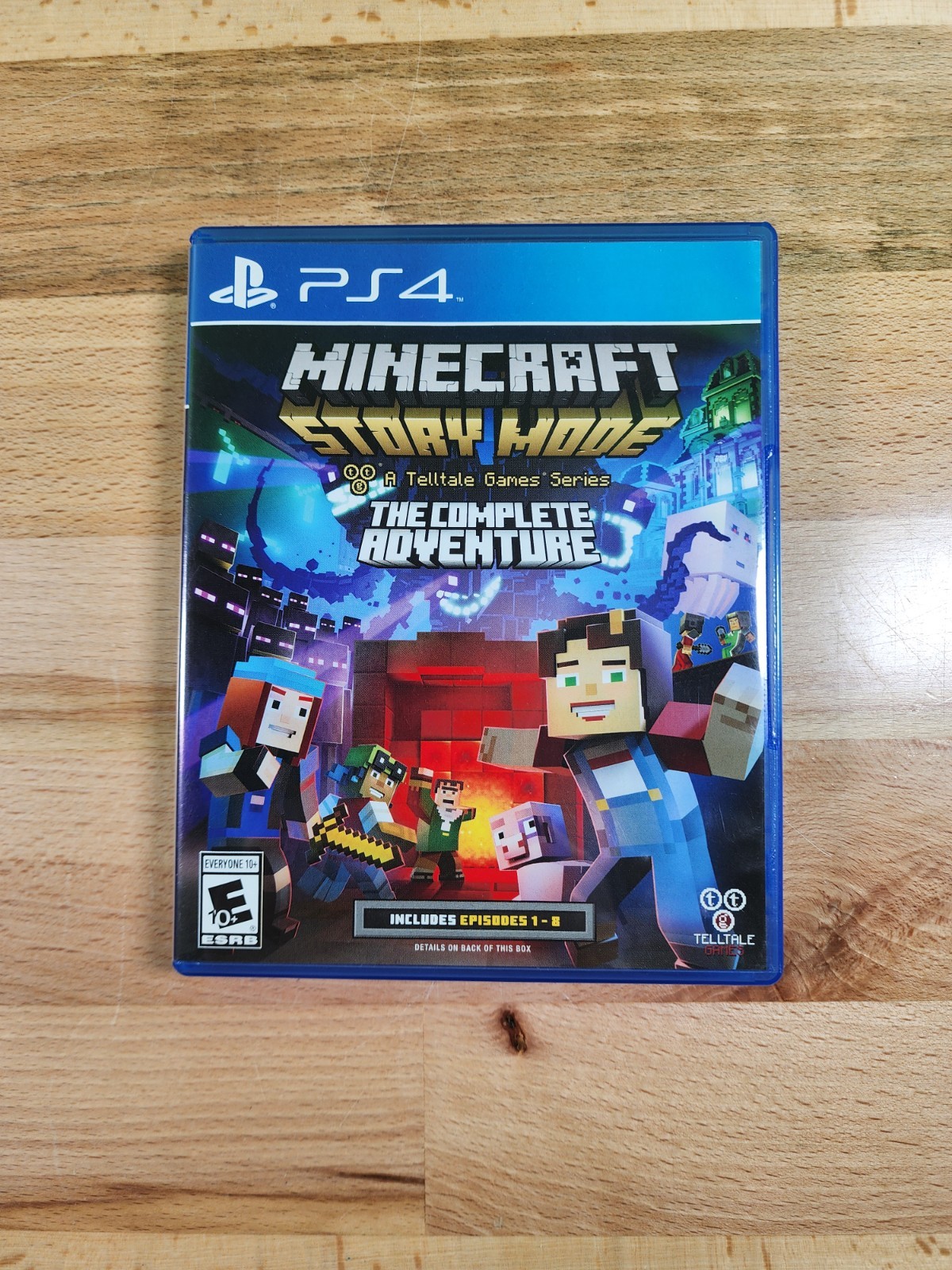 Minecraft: Story Mode – The Complete Adventure (PlayStation 4, 2016) CIB Tested